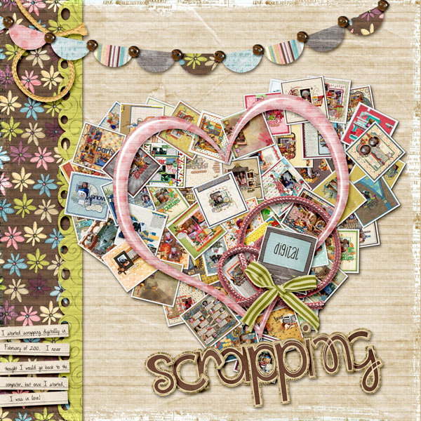 Heart Digital Scrapping
