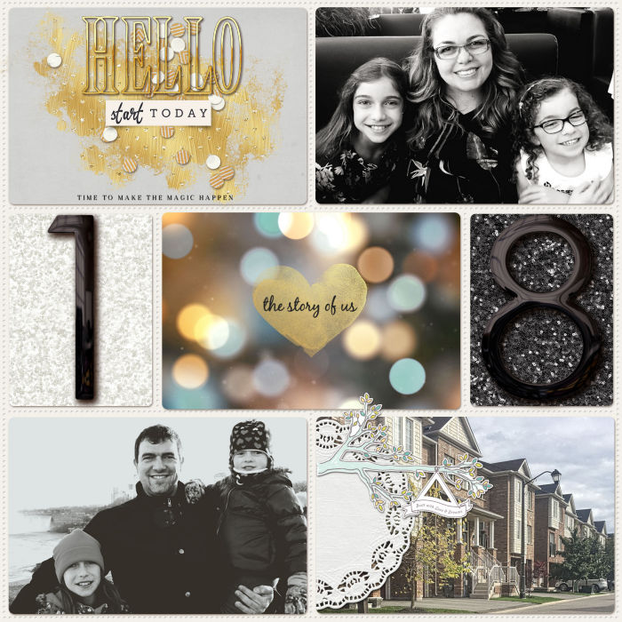 Hello 2018 - Pocket Scrapboking Cover