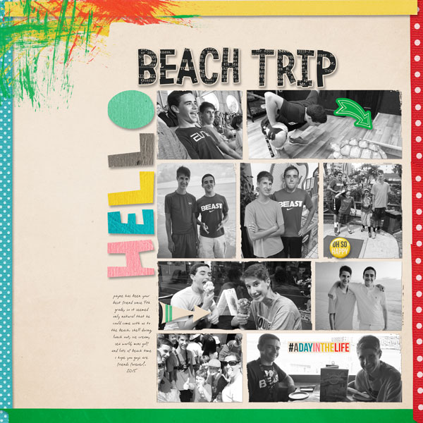 hello beach trip