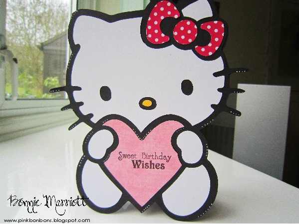 Hello Kitty Shaped Card