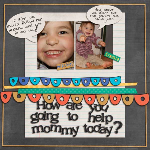 helping mommy