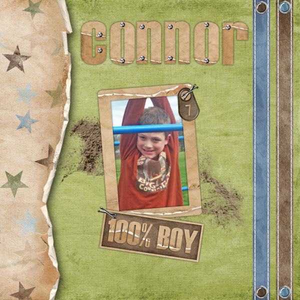 He's all boy!