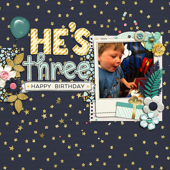 He's Three (left)