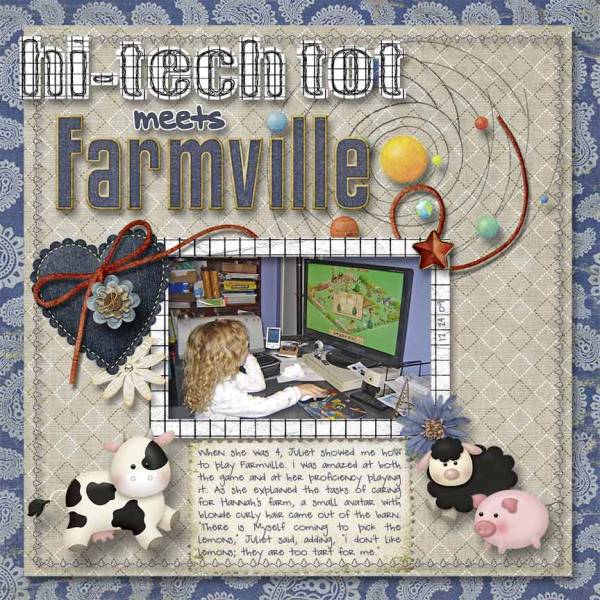 Hi-Tech Tot Meets Farmville