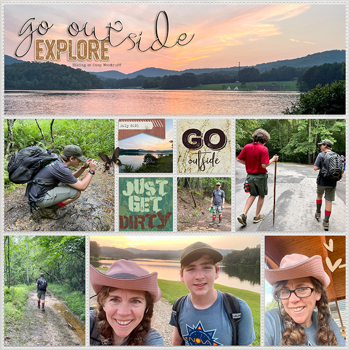 Hiking Camp Woodruff