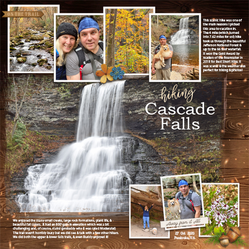 Hiking Cascade Falls VA
