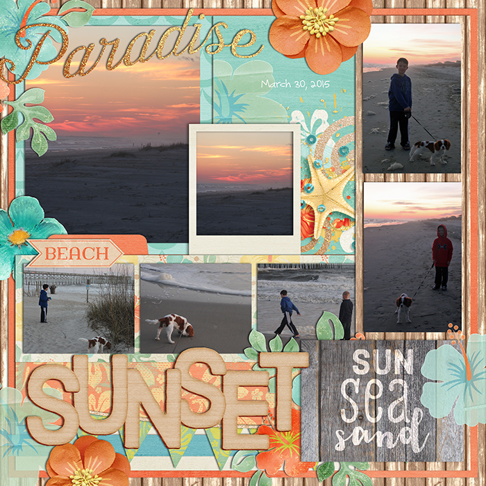 HN 20150330 Beach Sunset