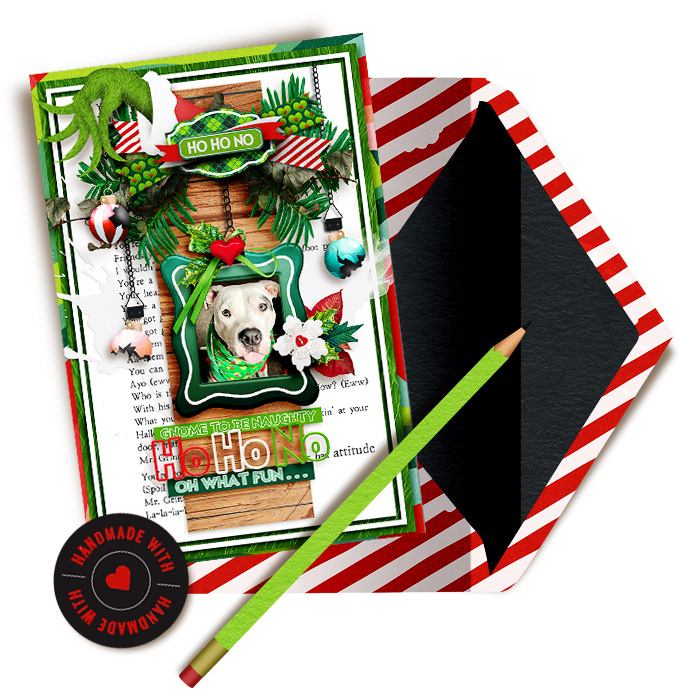 Ho Ho NO!! (Card & Envelope