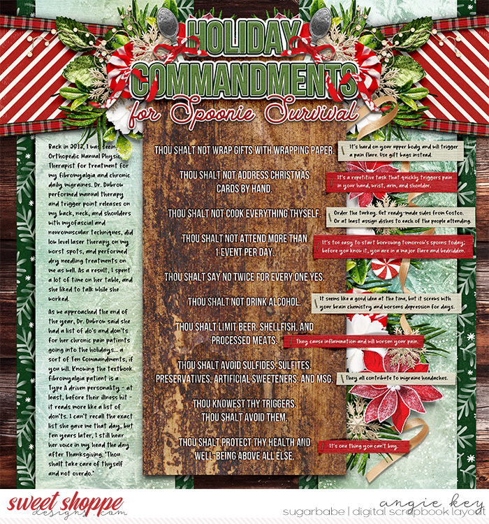 Holiday Commandments for Spoonie Survival