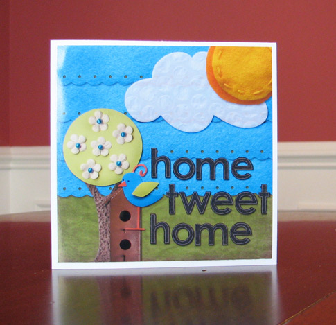 Home Tweet Home - hybrid card