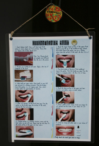 Hybrid: Brushing Teeth chart