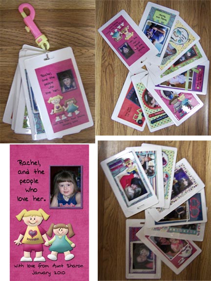 Hybrid:  Business Card Album: Rachel and the people who love her