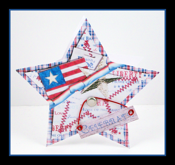 {Hybrid Card} Patriotic Birthday
