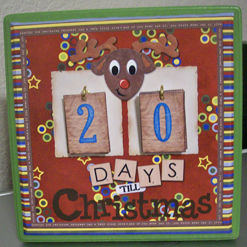 Hybrid Christmas Countdown Calendar