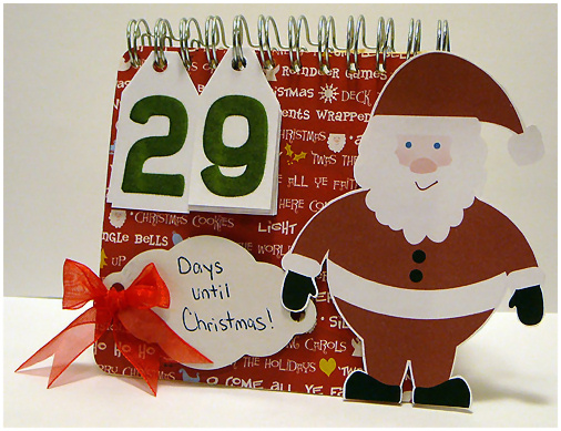 Hybrid Christmas countdown calendar