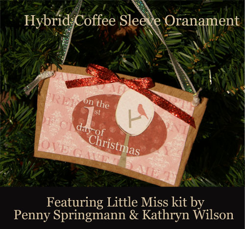 Hybrid Coffee Sleeve Ornament 2