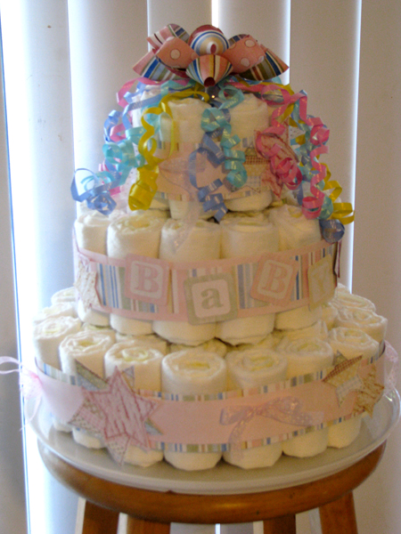 Hybrid Diaper Cake