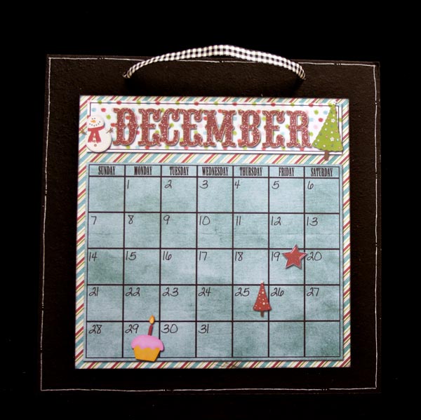 Hybrid Monthly Calendar