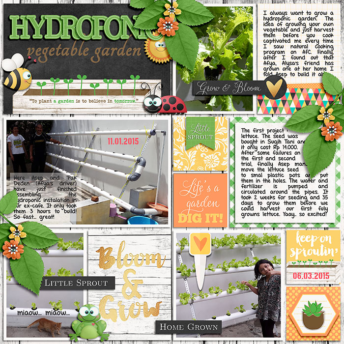 Hydroponic Garden - Left Page