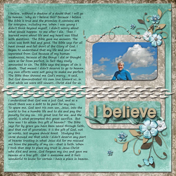 I believe