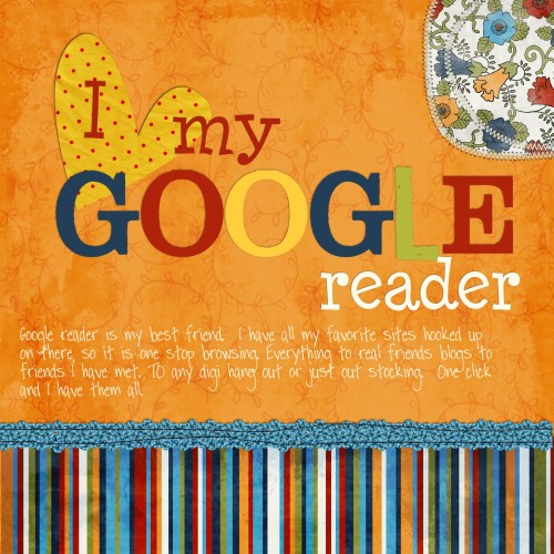 I heart my google reader