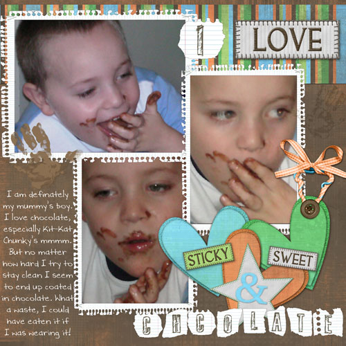 I love chocolate