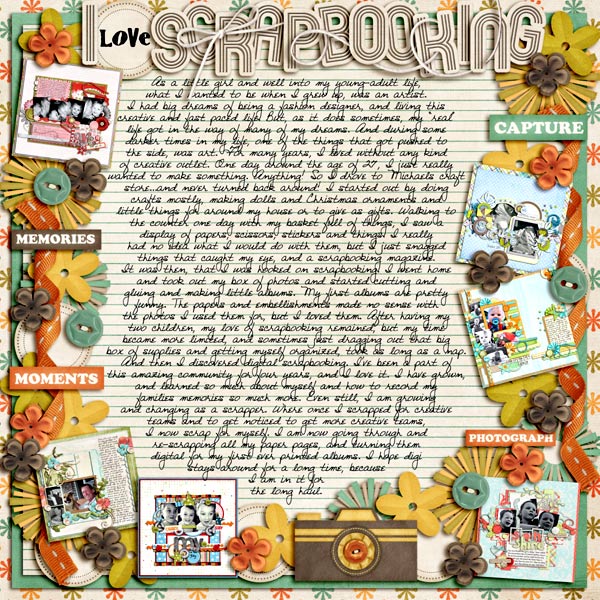 i love scrapbooking
