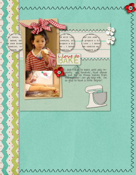 i love to bake