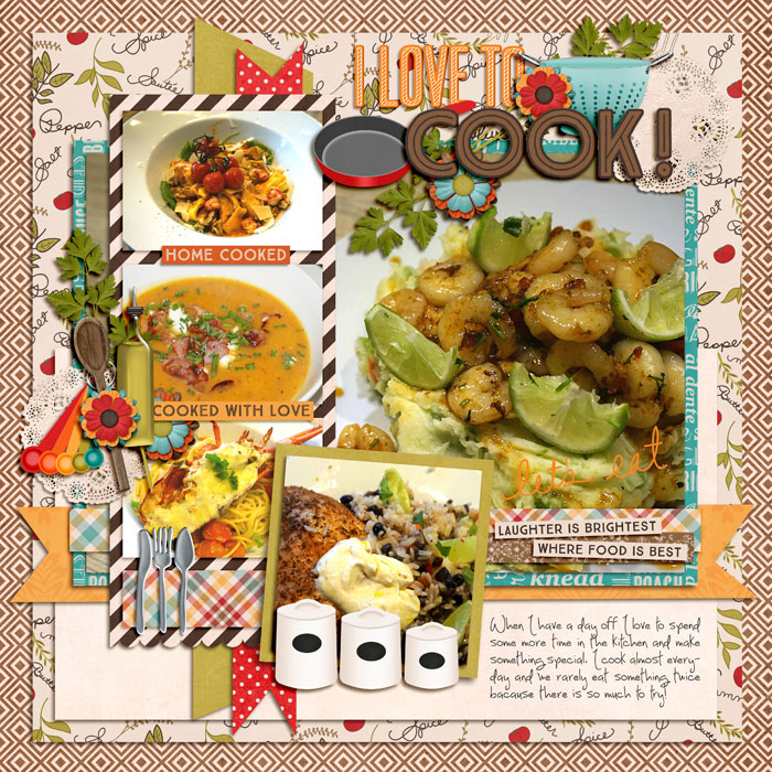 I love to cook!