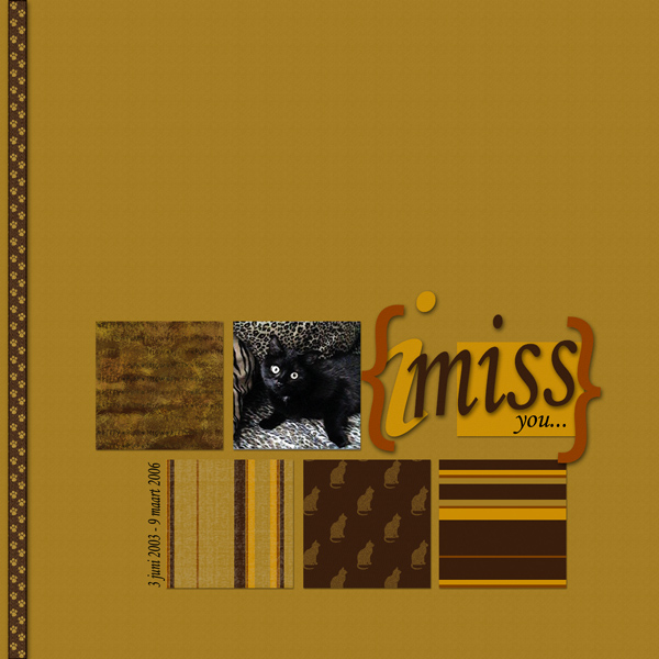 I miss you