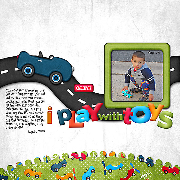i play with toys