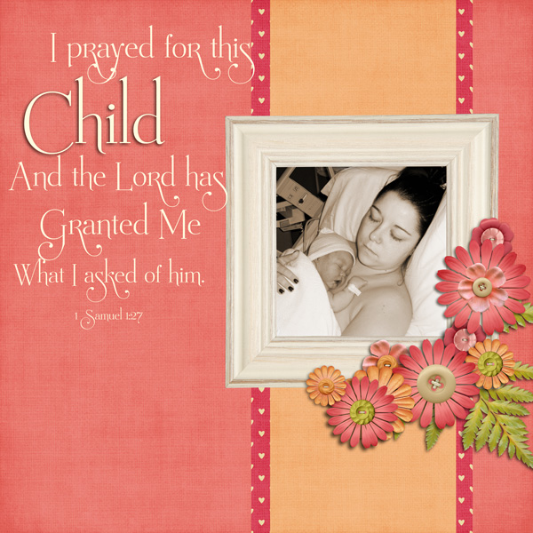 I prayed