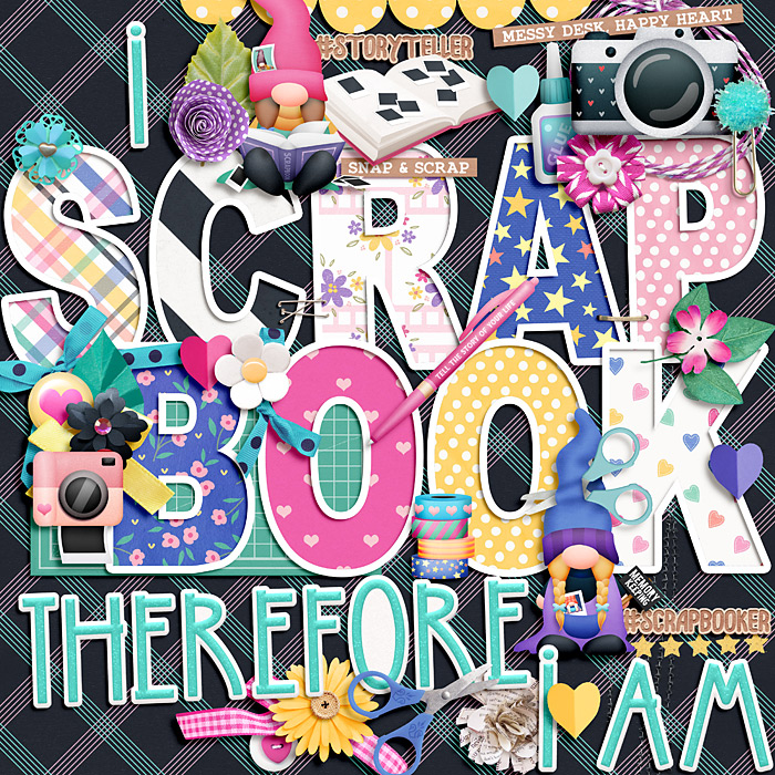 I scrapbook therefore I am