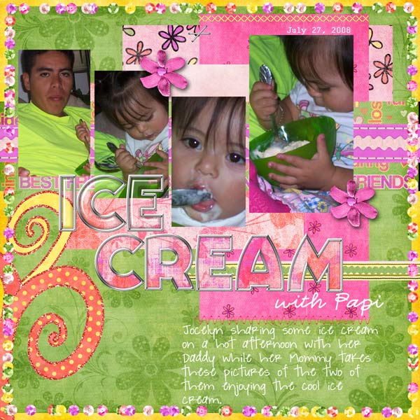 Ice cream with Daddy