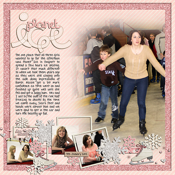Ice skating