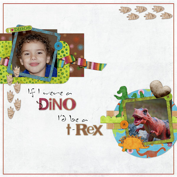 If I could be a dino
