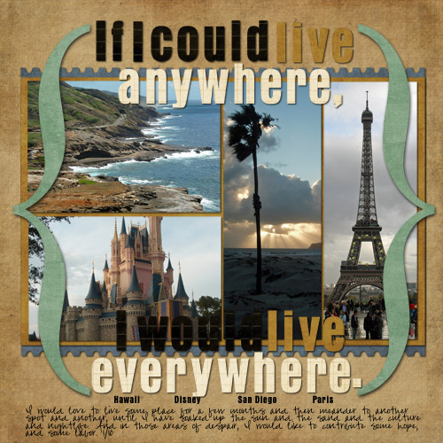 If I could live anywhere