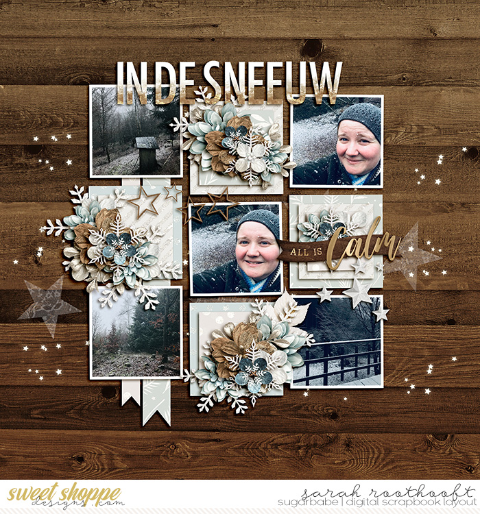 In the snow