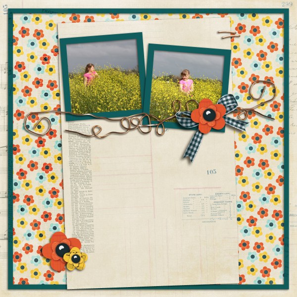In the wildflowers