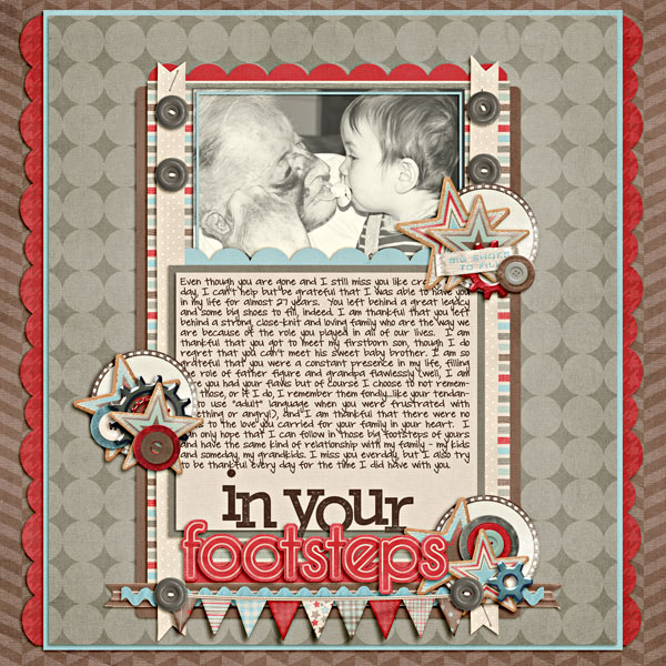 in your footsteps