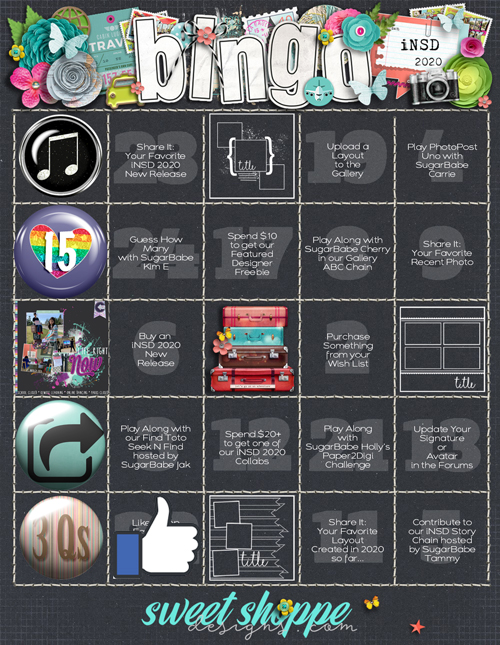 iNSD Bingo Card WIP