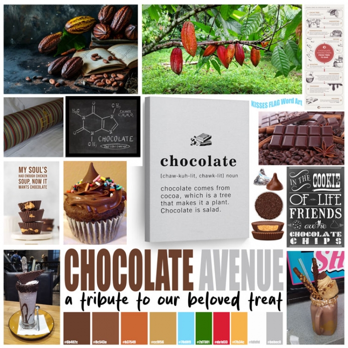 Inspiration Board- Chocolate Ave