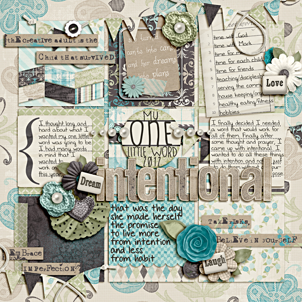 Intentional - 2012 One Little Word