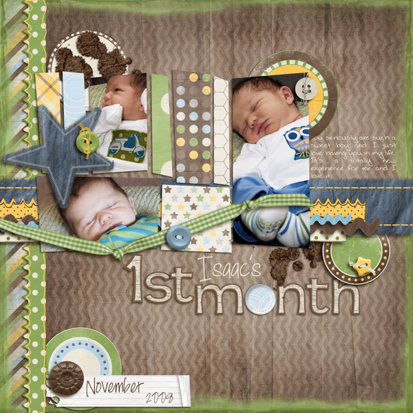 Isaac - 1st month