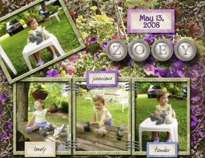 Isabella Enjoying Spring
