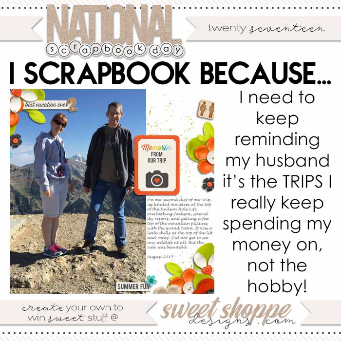 #IScrapbookBecause #3