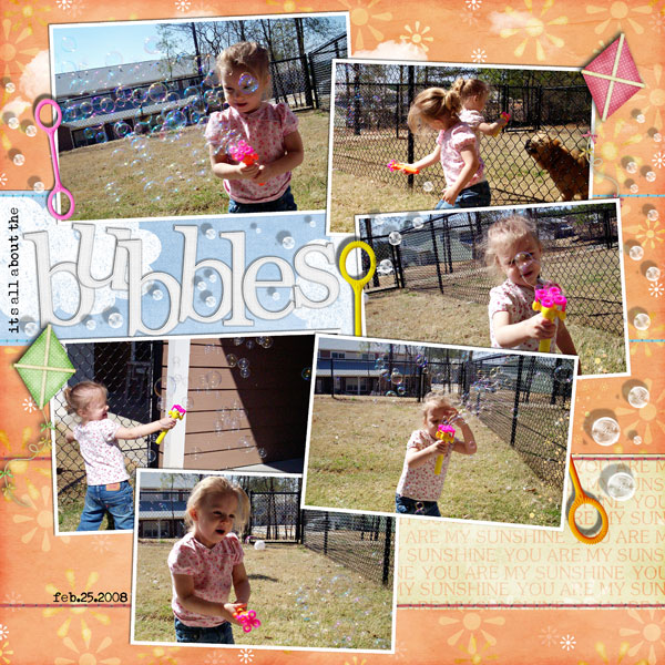it's all about the bubbles