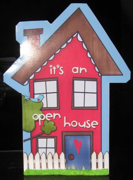 "It's an open house" Invite Card