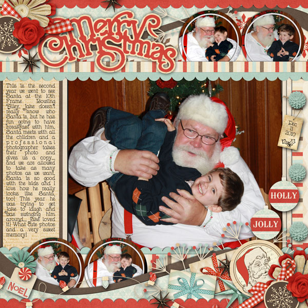 J and Santa