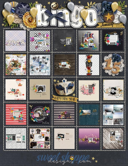 January 2018 Bingo